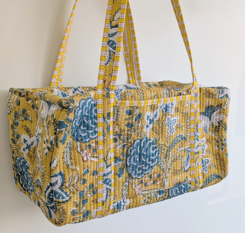 Structured Cotton Duffle Bag