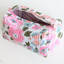 Structured Cotton Cosmetic Case Small