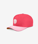 Headster Hats  Adult- Curved Brim Snap Back - Home Run Coral Love