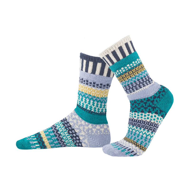 Solmate  Adult Crew Socks Agave
