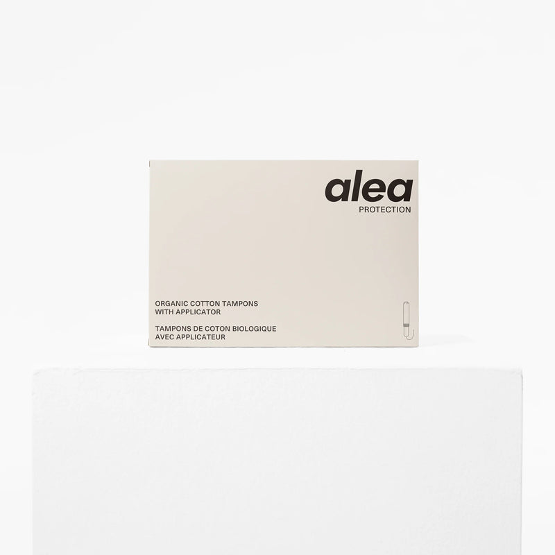 Alea Organic Cotton Tampons with Cardboard Applicator Super