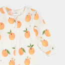 Petit Lem Sleeper Peaches on Off-White