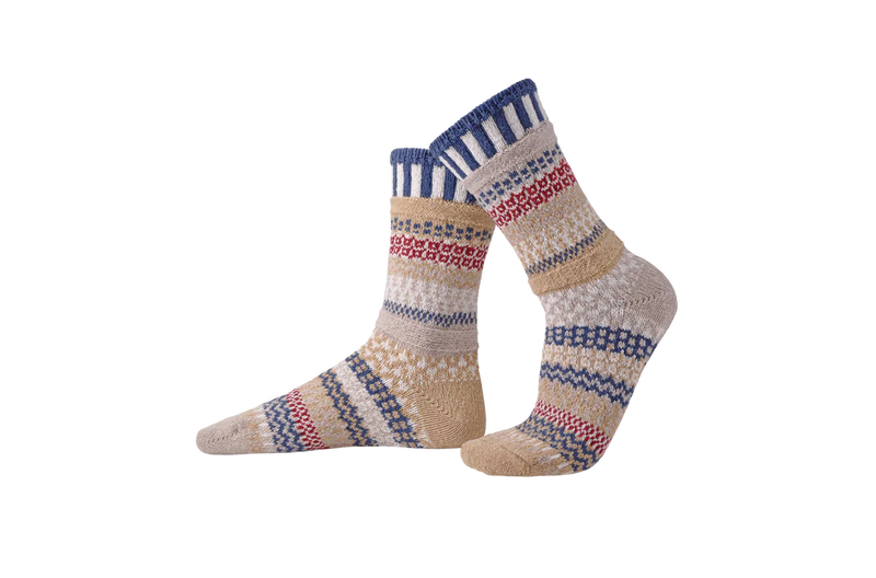 Solmate Adult Crew Socks - Bateau Mouche