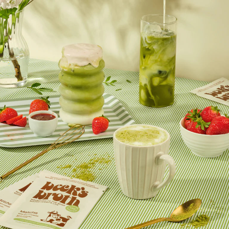 Beck's Broth Protein Matcha Latte