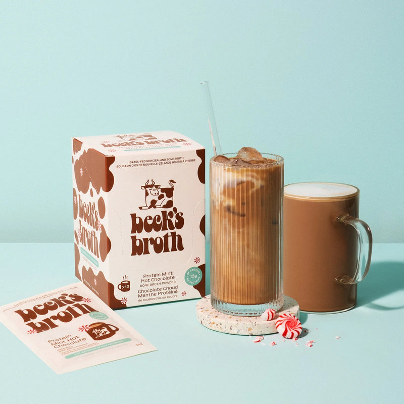 Beck's Broth Protein Mint Hot Chocolate