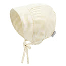 Jan & Jul Cotton Baby Bonnets | Beige Stripes