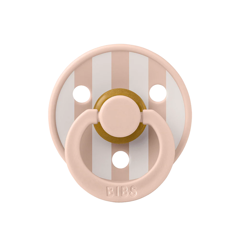 Bibs Pacifier - 2 Pack Studio Collection Block/Blush Mix