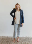 Blondie Apparel - Briton Bamboo Cardigan Denim