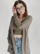 Blondie Apparel - Briton Bamboo Cardigan Clay