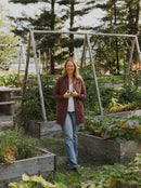 Blondie Apparel - Classic Briton Cardigan Berry