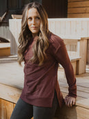 Blondie Apparel - Wheat Sweater Berry