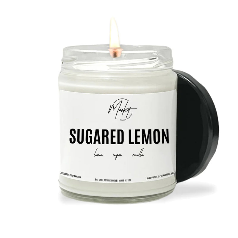 Market Candle Company Candle - Sugared Lemon