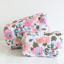Structured Cotton Cosmetic Case Large