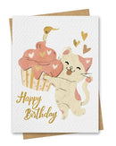 Paper Kuts  - Greeting Cards with Kraft Envelopes - Children's Birthday
