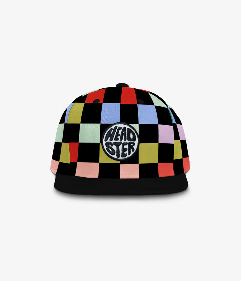 Headster Hats - Colourburst Snap Back Black