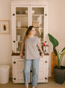 Blondie Apparel - Janis Tee Grey