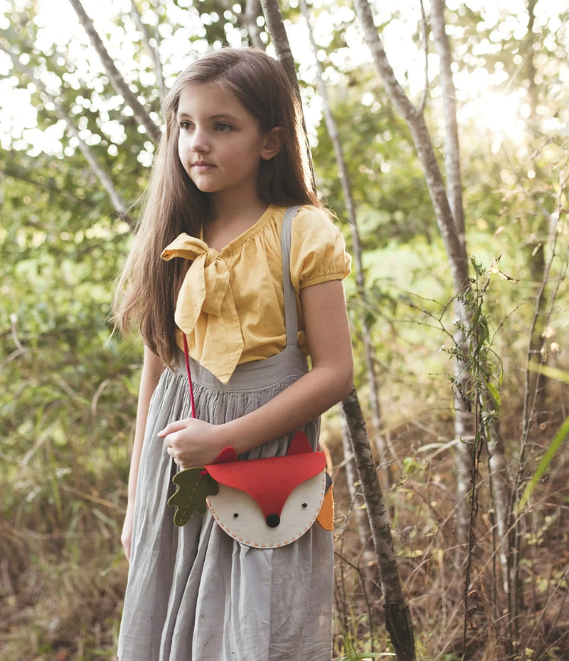 Petit Collage DIY Woodland Fox Felt Bag