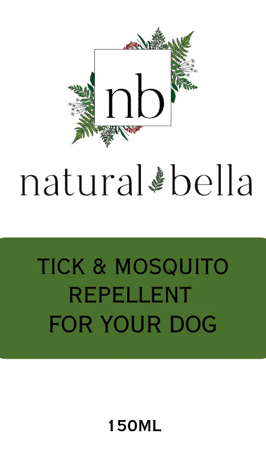 NaturalBella - Tick & Mosquito Repellent Spray - FOR DOGS