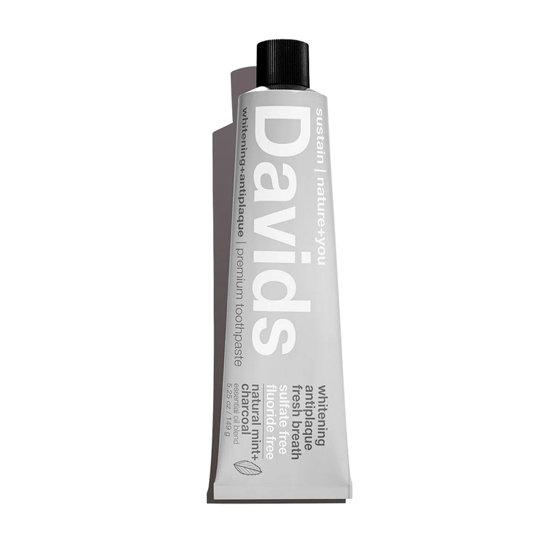 David's - Natural Toothpaste - Charcoal & Peppermint