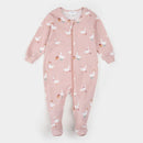 Petit Lem Dress-Up Duck Print Footed Sleeper