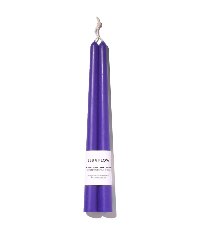 Ebb & Flow - Beeswax/Soy Taper Candles