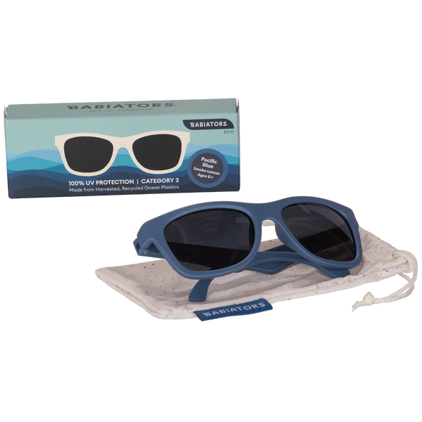 Babiators  Eco Line Navigators - Pacific Blue with Smoke Lenses