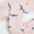 Petit Lem Convertible Sleeper Dolphins on Light Pink