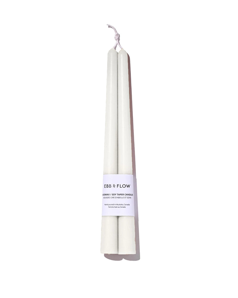 Ebb & Flow - Beeswax/Soy Taper Candles