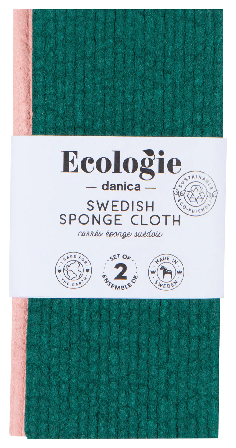 Ecologie Sponge Cloth Solid Colours - Set of 2