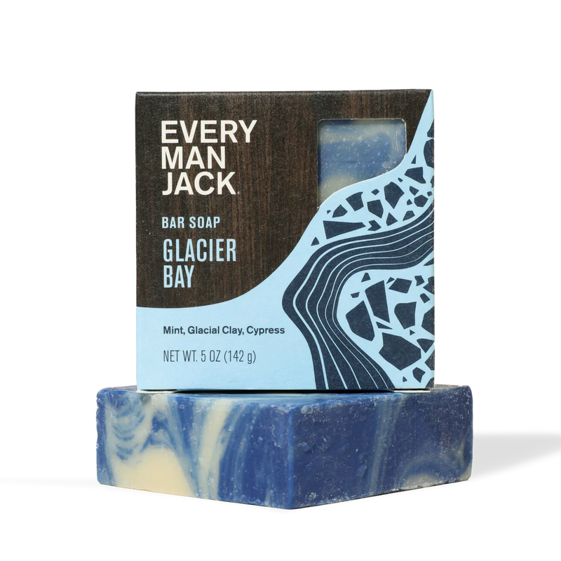 Every Man Jack Cold Plunge Bar Soap Glacier Bay