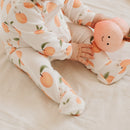 Petit Lem Sleeper Peaches on Off-White