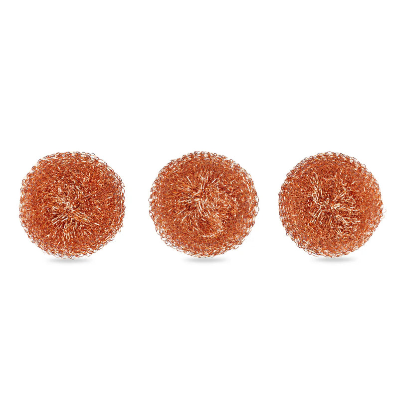 Full Circle - Set of 3 Copper Scrubbers