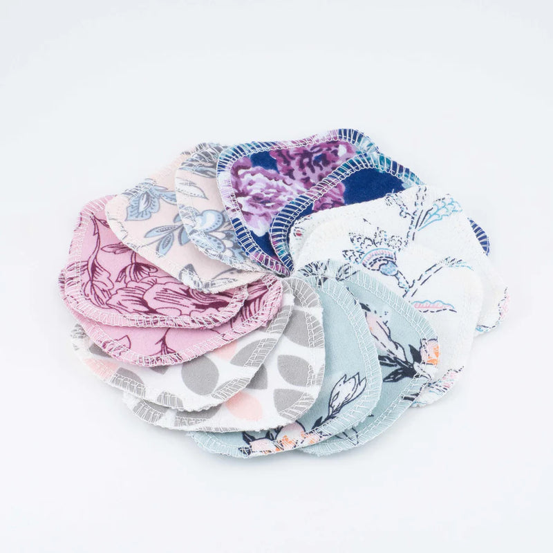 Cheeks Ahoy -Facial Rounds Reusable Cotton Flannel Set of 12