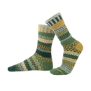 Solmate  Adult Crew Socks Fiddlehead