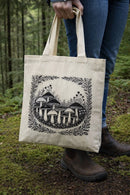 Your Green Kitchen - Simple Tote Floral Mushroom