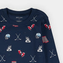 Petit Lem Goal Getter Print PJ Set