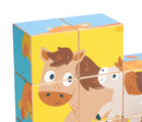Hape Farm Wooden Blocks Puzzle