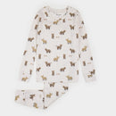 Petit Lem Highland Cow Print PJ Set