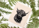 Your Green Kitchen - Medium Zippered Gift Bag Highland Cow