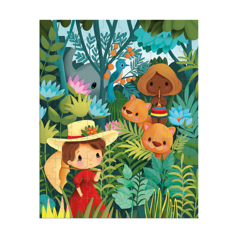 Janod - Panorama  100 Piece Puzzle - Rousseau Inspired
