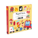 Janod  Magneti'Stories - Firefighters - 30 Pieces