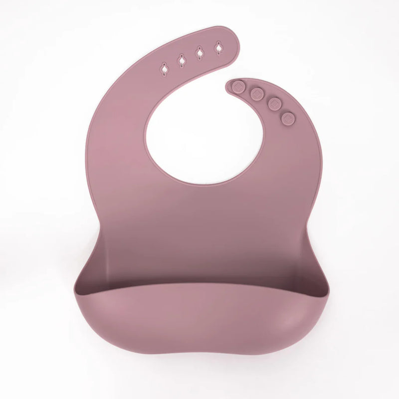 Lil North Co - Silicone Bib - Pale Mauve