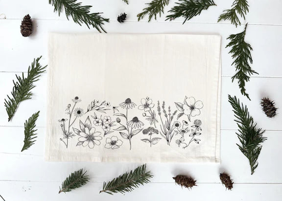 Your Green Kitchen -  Tea Towel Meadow Bloom