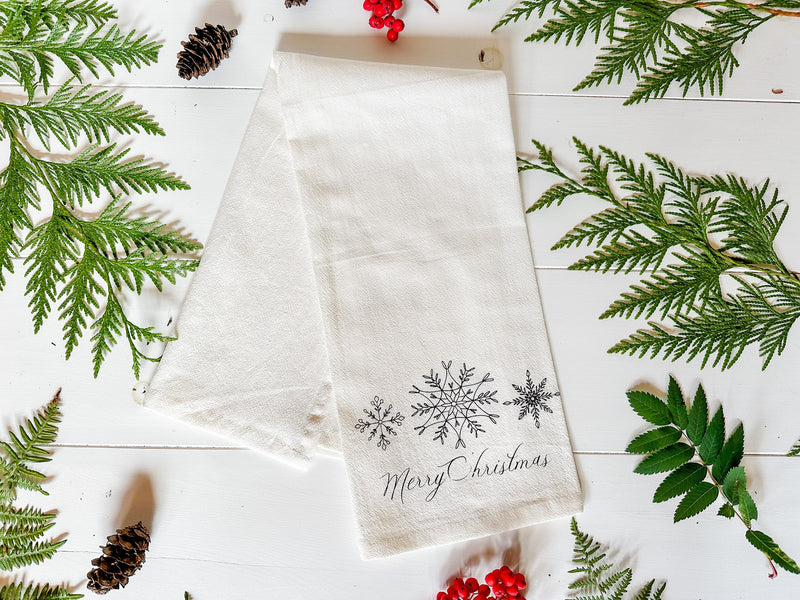 Your Green Kitchen -  Tea Towel Merry Christmas