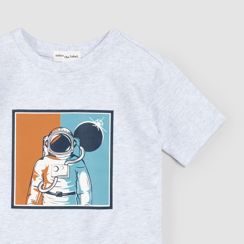 Miles The Label Astronaut Heather Grey T-Shirt