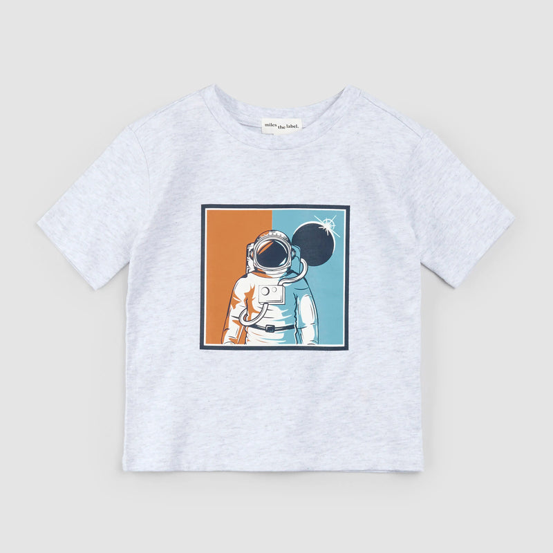 Miles The Label Astronaut Heather Grey T-Shirt