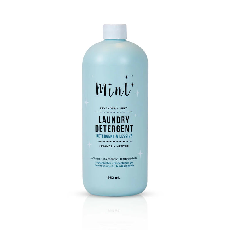 Mint Cleaning Laundry Detergent Plastic Bottle