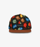 Headster Hats Mood Monsters Snapback - Black