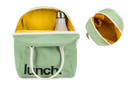 Fluf - Organic Cotton Zippered Lunch Pail  - Moss