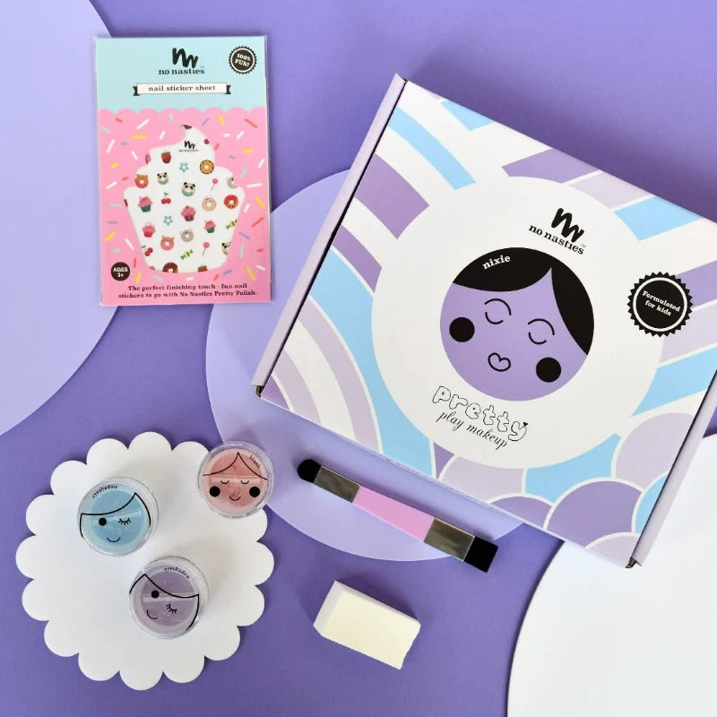 No Nasties -  Nixie Purple Natural Pretty Play Makeup Goody Pack for Kids
